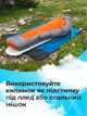 Пляжный водонепроницаемый коврик подстилка покрывало для моря и пикника 145x200 см Голубой - изображение 7