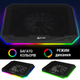 Охлаждающая подставка KLIM с RGB-подсветкой для игрового ноутбука до 17 дюймов питания USB или сети - изображение 7