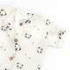 Песочник для новорожденных Dexter`s на пуговицах panda муслин 68 см молочный - изображение 2