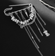 Брошка-булавка Fashion Jewerly багатофункціональна з ланцюжками Y2K брошка-фіксатор для декору одягу, джинсів, сумок, срібляста (SVS) - зображення 5