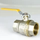 Кран кульовий для газу SANTAN PREMIUM 600, 1 1/2 " внутрішній-внутрішній, жовта ручка - изображение 4