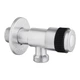 Кран приладовий кутовий Kroner (KRP) Edelstahl Klassisch - ESG100 1/2''х1/2'' - изображение 1