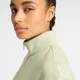 Женский зеленый реглан New Balance NB Linear Heritage Fleece Half Zip 34 (XS) (WT53511GAS) - изображение 5