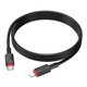 Кабель USB Borofone BX110, PD27W, Type-C to Lightning, 1m, Черный - изображение 3