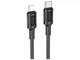 Кабель USB Borofone BX111, PD27W, Type-C to Lightning, 1m, Черный - изображение 1
