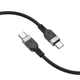 Кабель USB Hoco X109, Type-C to Type-C, PD 60W, 3m, black - изображение 2