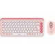 Комплект (клавиатура + мышь) Logitech POP Icon Combo, BT, Tonal Rose (920-013142) - изображение 1