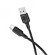 Кабель BOROFONE BX113 Lenny silicone charging data cable Type-C(L=2M) Black (6941991115509) (20480) - зображення 3