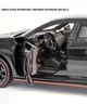 Модель авто Honda Civic Type R 1:32 черная | коллекционная металлическая JDM модель с открывающимися элементами - изображение 7
