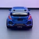 Модель авто Honda Civic Type R 1:32 синя | колекційна металева JDM модель з відкривними елементами - зображення 7