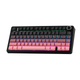 Игровая механическая клавиатура AULA F75 / Три режима подключения / Leobog Axis Reaper Switch / Pink - изображение 2
