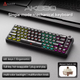 Игровая механическая проводная клавиатура Ajazz Ak690 / 68 клавиш / Hot-Swap / RGB / Melard Switch MC / Black - изображение 1