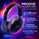 Наушники беспроводные Bluetooth c микрофоном и шумоподавлением Proove Tender Pro |BT6.0/AUX, 90H, ANC/ENC| Black - изображение 1