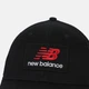 Черная кепка New Balance Stacked Patch Logo Trucker (LAH51016BK) - изображение 3