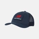 Синяя кепка New Balance Stacked Patch Logo Trucker (LAH51016NNY) - изображение 1