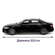 Металлическая машинка Автопром AUDI A6L 1:24 — свет, звук, открывающиеся двери, черная, AP7754 - изображение 5