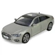 Металлическая машинка Автопром Audi A6L 1:24 — инерционная модель со светом и звуком, открывающиеся двери, капот и багажник, серый - изображение 1