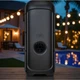 Музыкальная караоке-колонка ZXX-5570 с двумя микрофонами и пультом Акустическая колонка с подсветкой RGB Аккумуляторная колонка с двумя динамиками - изображение 4