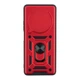 Чехол накладка Guard Shield Armor с кольцом для Xiaomi Redmi 14C 4G/Poco C75 Red - изображение 1