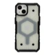 Чохол TPU+PC ArmorHex Magnetic Case для iPhone 15 Transparent Grey - зображення 1