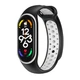 Ремінець для Xiaomi Mi Band 5/6/7 N Sport Black/White - изображение 1