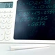 Калькулятор с графическим планшетом для заметок, Белый - 576026 - изображение 3