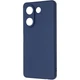 Чехол Fiji Full Soft Premium для Tecno Camon 20 Pro (CK7n) противоударный бампер с микрофиброй Dark Blue - изображение 2
