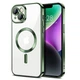 Чехол Fiji Chrome для Apple iPhone 14 с MagSafe и защитой камер Green - изображение 1