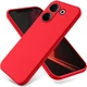 Чехол Fiji Full Soft Premium для Tecno Camon 20 Pro (CK7n) противоударный бампер с микрофиброй Red - изображение 1