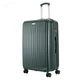 Валіза Semi Line 28" (L) Dark Green T5948-3, 114 л, полікарбонат/ABS, 4 спарені колеса, алюмінієва ручка, заглиблений кодовий замок - зображення 1