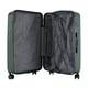 Валіза Semi Line 28" (L) Dark Green T5948-3, 114 л, полікарбонат/ABS, 4 спарені колеса, алюмінієва ручка, заглиблений кодовий замок - зображення 6