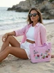 Сумка Crocs Medium Tote шоппер пудрового цвета - изображение 3