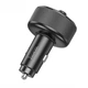FM - трансмітер HOCO E82 Guerrero PD30W+QC3.0 car BT FM transmitter Black - изображение 5