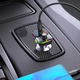 FM - трансмітер XO BCC09 Smart Bluetooth TF card +PD 25W Car charger Black - изображение 2