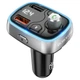 FM - трансмітер BOROFONE BC32 Sunlight QC3.0 2USB/2,4A/18W Black - изображение 1