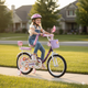 Детский велосипед Corso Emily ML-14035, 18", двухколёсный, с корзиной и доп. колёсами, собран на 75% - изображение 9