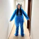 Дождевик с штанами водонепроницаемый защитный Raincoat Set, полиэтиленовый дождевой костюм 2в1 куртка+ брюки с капюшоном от дождя и влаги, унисекс, универсальный размер Голубой, RSH-641-Blue - изображение 5