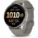 Смарт-часы Garmin Venu 4 (45mm), Black w/ Silver + Gray, GPS смарт-годинник (010-03014-01) - изображение 1