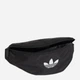 Спортивная сумка на пояс бананка Adidas Adicolor Waistbag JX0223 Черная (4068808787420) - изображение 4