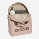 Рюкзак женский спортивный тканевый 20 л вмещает формат А4 Adidas Linear Essentials Backpack JZ7567 Коричневый (4068822914376) - изображение 5