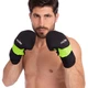 Снарядные перчатки размер L-XL на липучке Неопрен MAXXMMA черный-салатовый GH06 - изображение 4