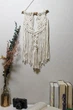 Натуральне настінне панно макраме Handmade Classic з листочками, 24 * 50 см в етно стилі, бохо (5803) - изображение 7