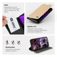 Чохол-книжка для Xiaomi Redmi Note 15 Pro Plus 5G Poco M8 Pro 5G, OneFold Case, Золотий, з екошкіри (PU) і TPU, з магнітом, з підставкою і відділенням для карт, трансформується в підставку, протиударний, захист всього корпусу - зображення 4