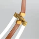 Люстра подвесная светодиодная VALESO THD63856-1500 30W коричневая - изображение 3