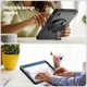 Протиударний чохол Shockprof Carbon з підставкою 360° для планшета Samsung Galaxy Tab A11 8.7" / Tab A9 8.7" (SM-X135, SM-X130, SM-X115, SM-X110) - зображення 7