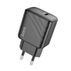 Сетевое зарядное устройство Hoco CS22A Value single port PD30W charger set(Type-C to Type-C)(EU) black - изображение 2