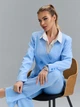 Костюм ISSA PLUS 15527 S голубой (issa2007682781751) - изображение 4