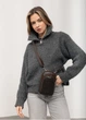 Женская кожаная сумка Sambag Modena для телефона коричневая 19 х 11 х 3 см (96199170) - изображение 1