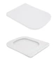 Унитаз подвесной Qtap Crow Rimless, с сиденьем Slim Duroplast/ Soft-close/ Quick Release QT05335171RW - изображение 5