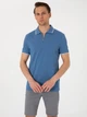Поло длинное мужское Pierre Cardin G021SZ011-000-2222971(Koyu Mavi) M Голубое (8683858801429) - изображение 1